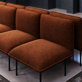 Nakki Modular Sofa by Woud - front view