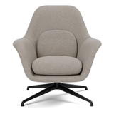 Swoon Swivel Petit Lounge Chair by Fredericia - front view