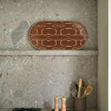 Second Nature Oblong Tray by Ethnicraft - front view