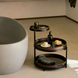 Second Nature Round Tray by Ethnicraft - front view