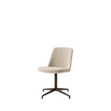 HW14 Rely Upholstered Swivel Chair with Cushion by &Tradition - front view