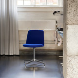 HW14 Rely Upholstered Swivel Chair with Cushion by &Tradition - front view