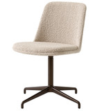 HW19 Rely Upholstered Swivel Chair with Return + Cushion