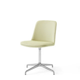 HW19 Rely Upholstered Swivel Chair with Return + Cushion by &Tradition - front view