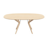 Lakri Oval Table by Artisan - front view
