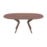 Lakri Oval Table by Artisan - front view
