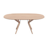 Lakri Oval Table by Artisan - front view