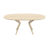 Lakri Oval Table by Artisan - front view