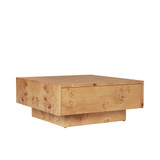 Burl Storage Coffee Table