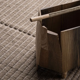 Poetic Grid Rug by Linie Design - front view