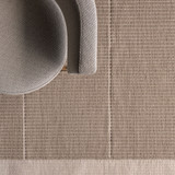 Poetic Grid Rug by Linie Design - front view