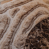 Ginger Beaten Track Rug by Dusty Deco - front view