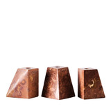 Pyramid Candleholders by Dusty Deco - front view