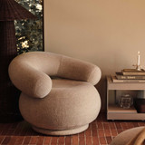 Orbo Lounge Chair by Ferm Living - front view