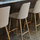 HW130 Rely Upholstered Counter Chair by &Tradition - front view