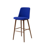 HW136 Rely Upholstered Bar Chair with Cushion by &Tradition - front view