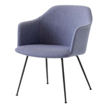 HW103 Rely Upholstered Lounge Chair by &Tradition - front view