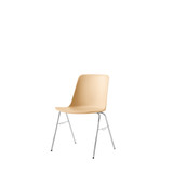 HW27 Rely Stacking Chair with Linking by &Tradition - front view
