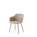HW36 Rely Upholstered Dining Armchair with Cushion by &Tradition - front view
