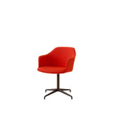 HW41 Rely Upholstered Swivel Armchair with Cushion by &Tradition - front view