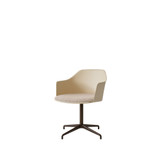 HW44 Rely Swivel Armchair with Return + Cushion by &Tradition - front view