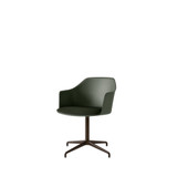 HW44 Rely Swivel Armchair with Return + Cushion by &Tradition - front view