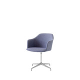HW45 Rely Upholstered Swivel Armchair with Return by &Tradition - front view