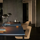 HW56 Rely Upholstered Adjustable Swivel Armchair with Casters + Cushion by &Tradition - front view