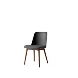 HW72 Rely Dining Chair with Wooden Base + Cushion by &Tradition - front view