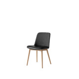 HW75 Rely Mix Upholstered Dining Chair with Wooden Base + Cushion by &Tradition - front view