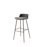 HW87 Rely Barstool with Cushion by &Tradition - front view