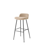 HW89 Rely Upholstered Barstool with Cushion by &Tradition - front view