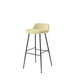 HW89 Rely Upholstered Barstool with Cushion by &Tradition - front view