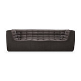N701 Sofa with Arms by Ethnicraft - front view