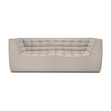 N701 Sofa with Arms by Ethnicraft - front view