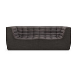 N701 Sofa with Arms by Ethnicraft - front view