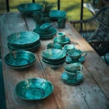 Green Verde Lanza Salad Bowl by Serax - front view