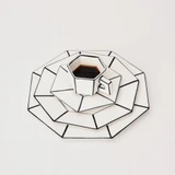 Carte Blanche Espresso Cup + Saucer by Serax - front view