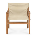 Safari Outdoor Lounge Chair by Ethnicraft - front view