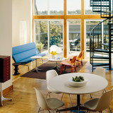 Eames® Molded Plastic Side Chair by Herman Miller - front view