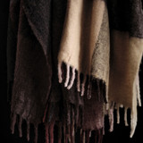 Blur Mohair Blanket by Ferm Living - front view