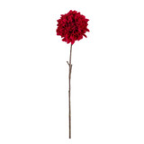 Artificial Real Touch Large Ruby Dahlia Stems - Set of Four by  - front view