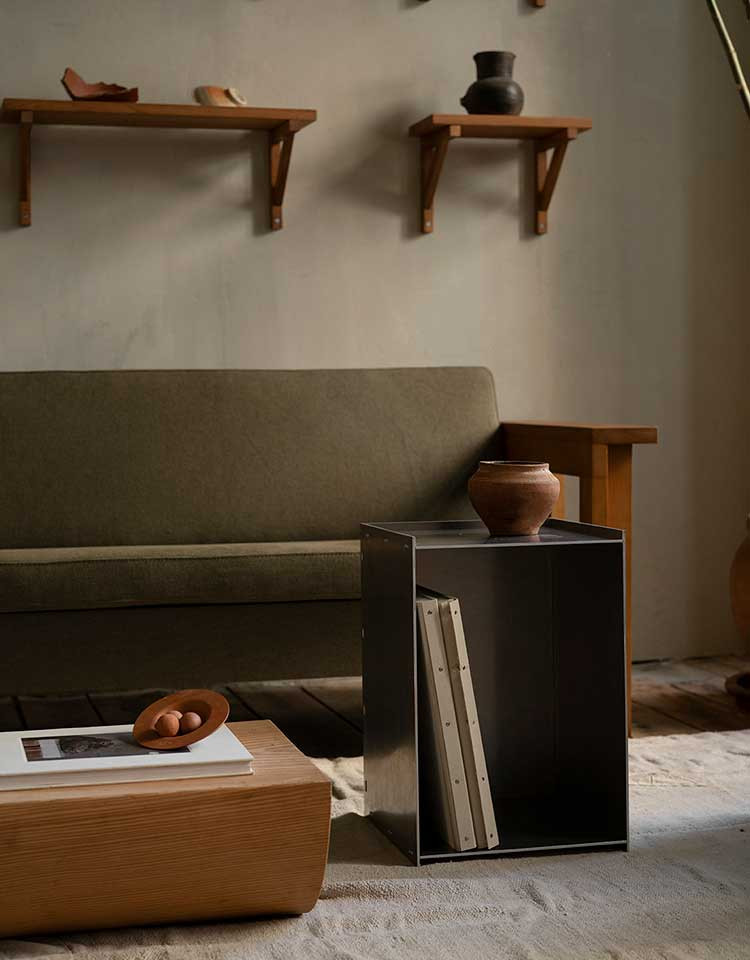 Rivet Box Table by FRAMA | Versatile Modern Side Table & Stylish ...