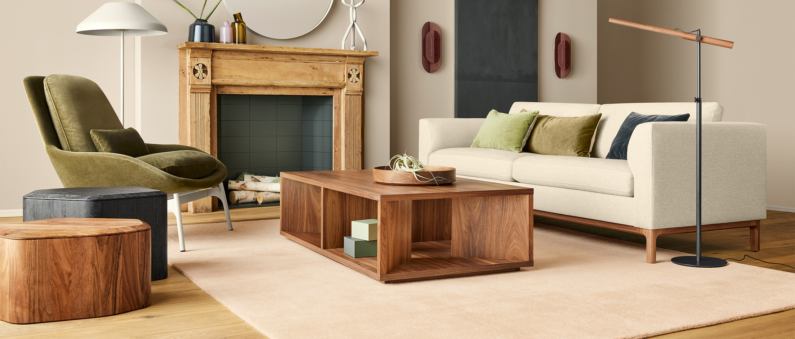 Hoard Storage Side Table by Blu Dot | Stylish & Practical Acacia Wood ...