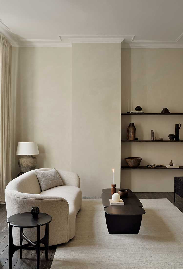 Pi Side Table Elegant PI Side Table by Ethnicraft | Organic Curves & Artisan ...