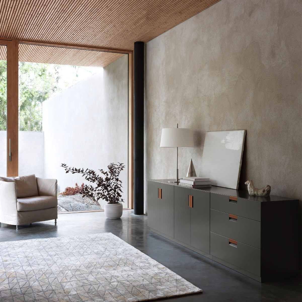 Fresh Look at Stylish Frame Cabinet By Asplund Nordic Design Elegant Storage Solution