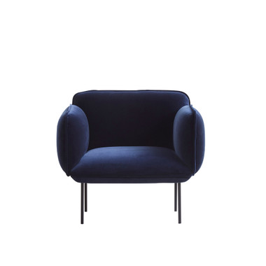 Nakki Lounge Chair by Woud – front view