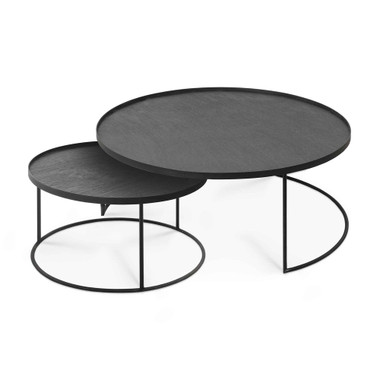 Tray Round Coffee Table Set