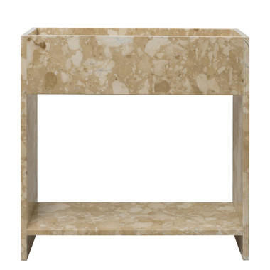 Stone Plant Box with Shelf Stone Plant Box with Shelf