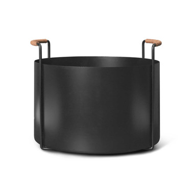 Port Firewood Bucket by Ferm Living – front view